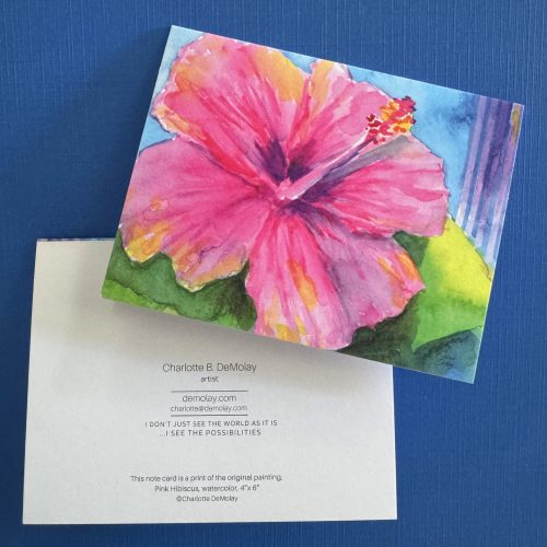 Pink Hibiscus | Notecards