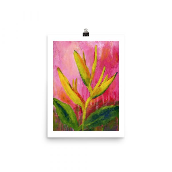 Print - Heliconia