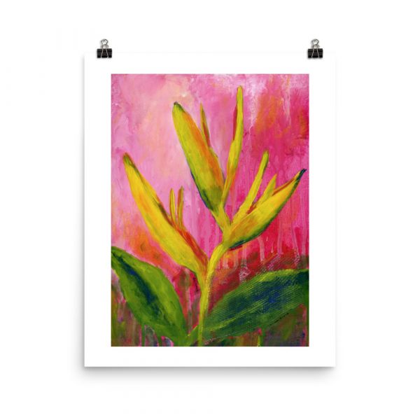 Print - Heliconia