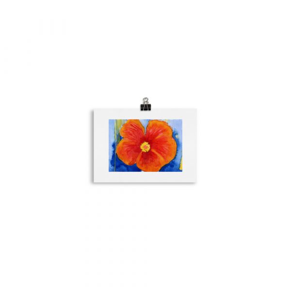 Print - Orange Hibiscus