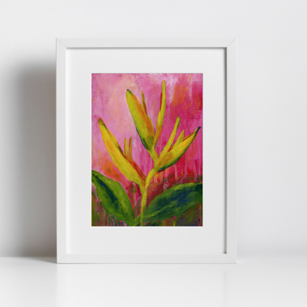 Print - Heliconia