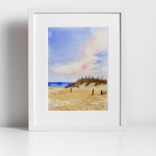 Print – Dunes in Watercolor I