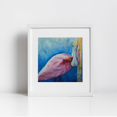 Print - Roseate Spoonbill: Pink Ladies of Florida